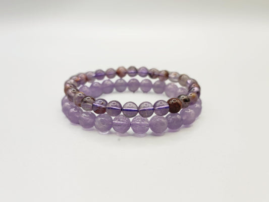 Lavender Amethyst & Purple Phantom Crystal - Enhancing Spirituality - Fire Energy - EnerChi Crystals
