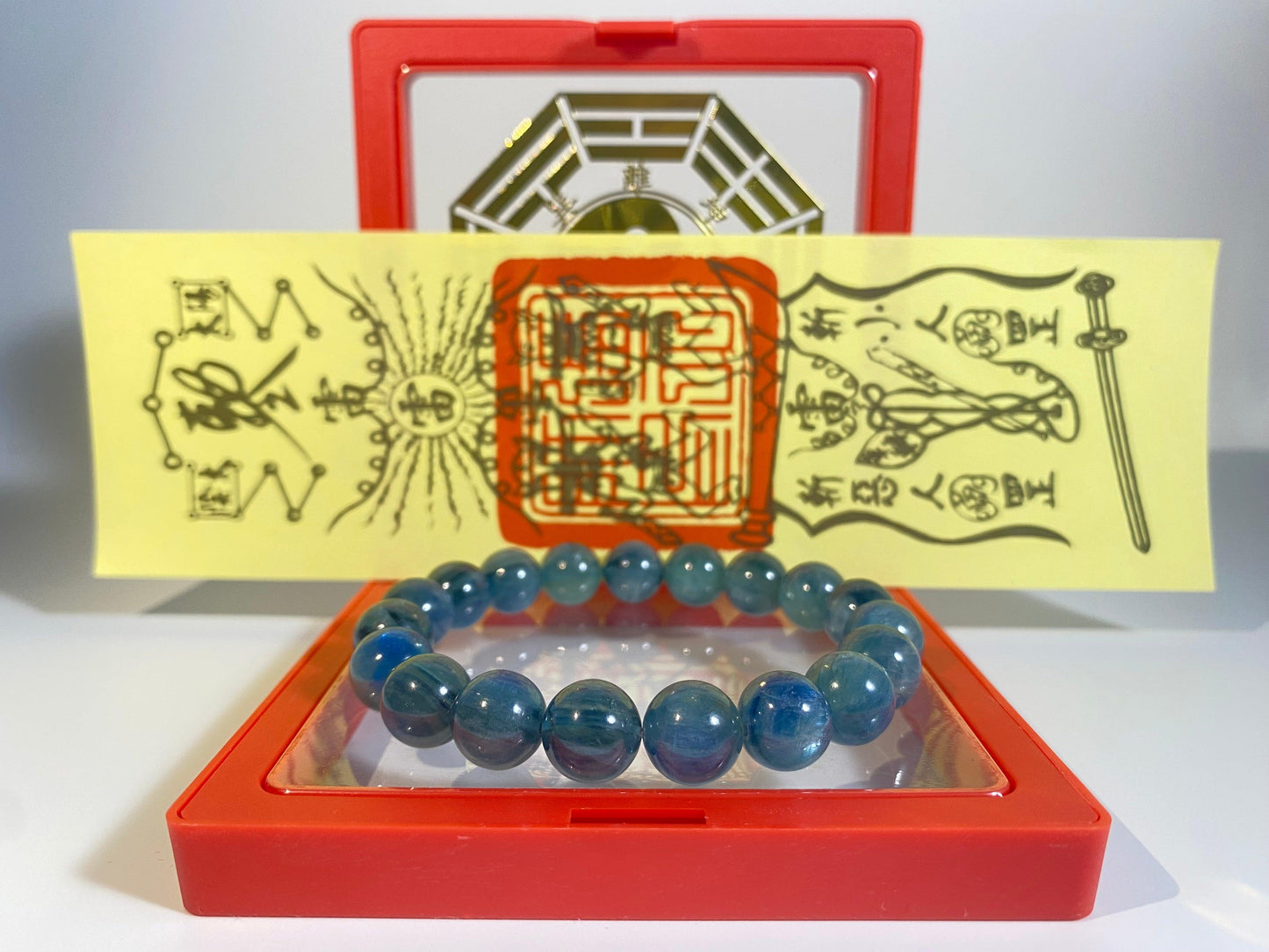 Super Energy Green Kyanite Bead Bracelet - Stone of Emotions - Wood Energy - EnerChi Crystals