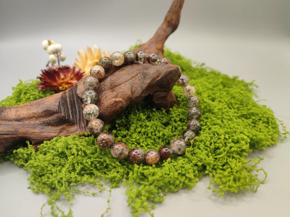 Four Seasons Phantom Quartz Bead Bracelet - Attract Wealth - Full Energy of All Seasons - EnerChi Crystals