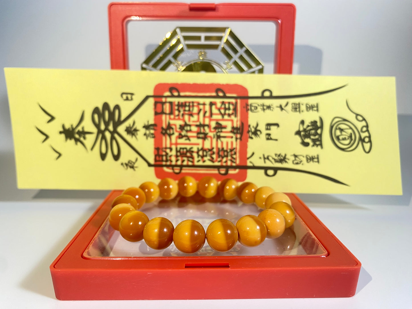 Super Energy Beeswax Jade Bead Bracelet - Relieve Fatigue - Earth Energy - EnerChi Crystals